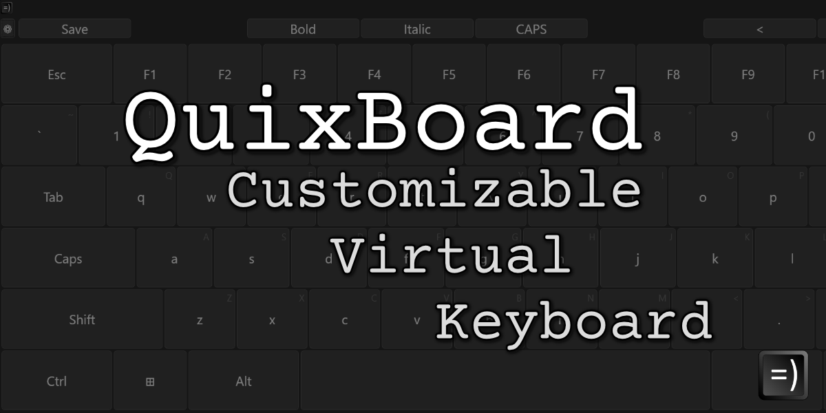 QuixBoard Virtual Keyboard